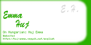 emma huj business card